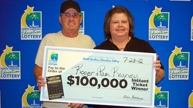 Roger and Pamela Rigney (NC Education Lottery)