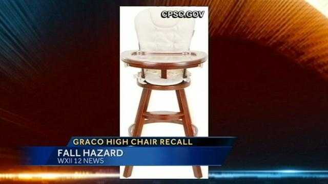 graco wooden high chair recall