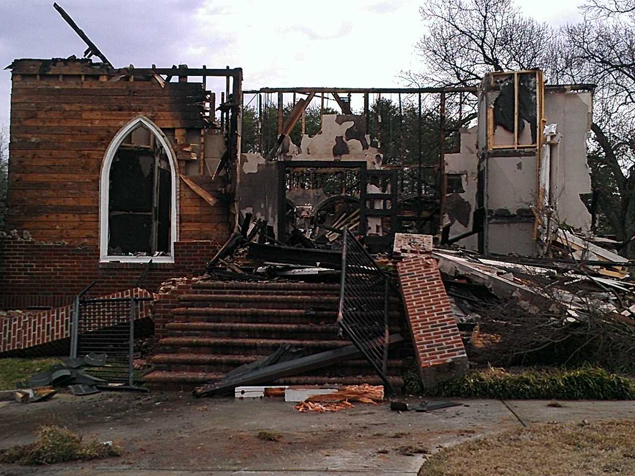 Stokesdale Church Destroyed By Fire