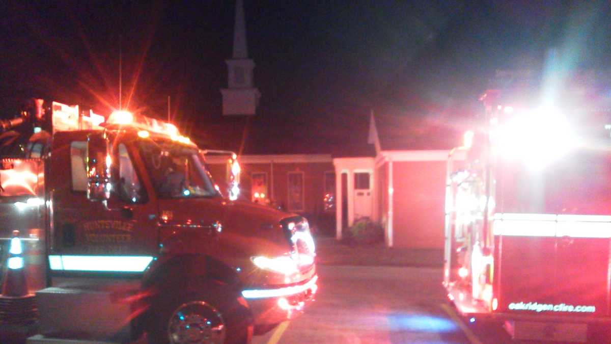 Firefighters battle 2nd church fire