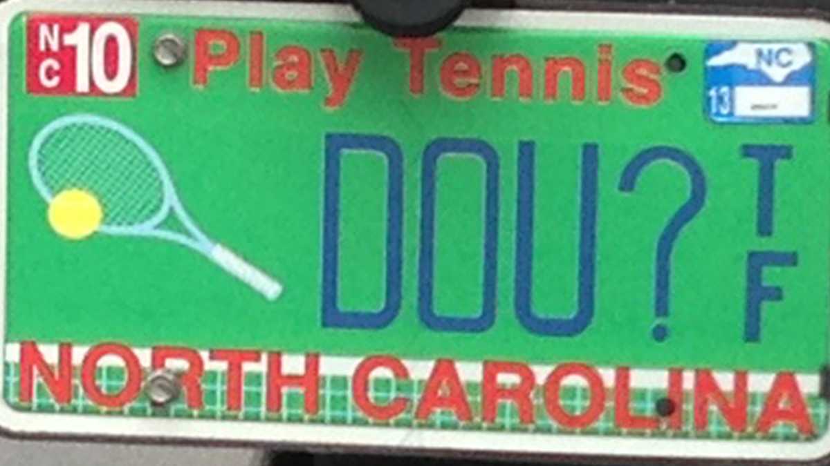 Images Vanity plates spotted in NC, Va.