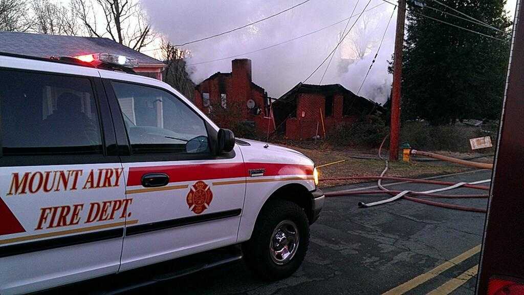 Mt. Airy house fire investigated as arson