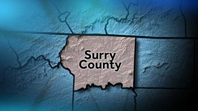 Surry County map