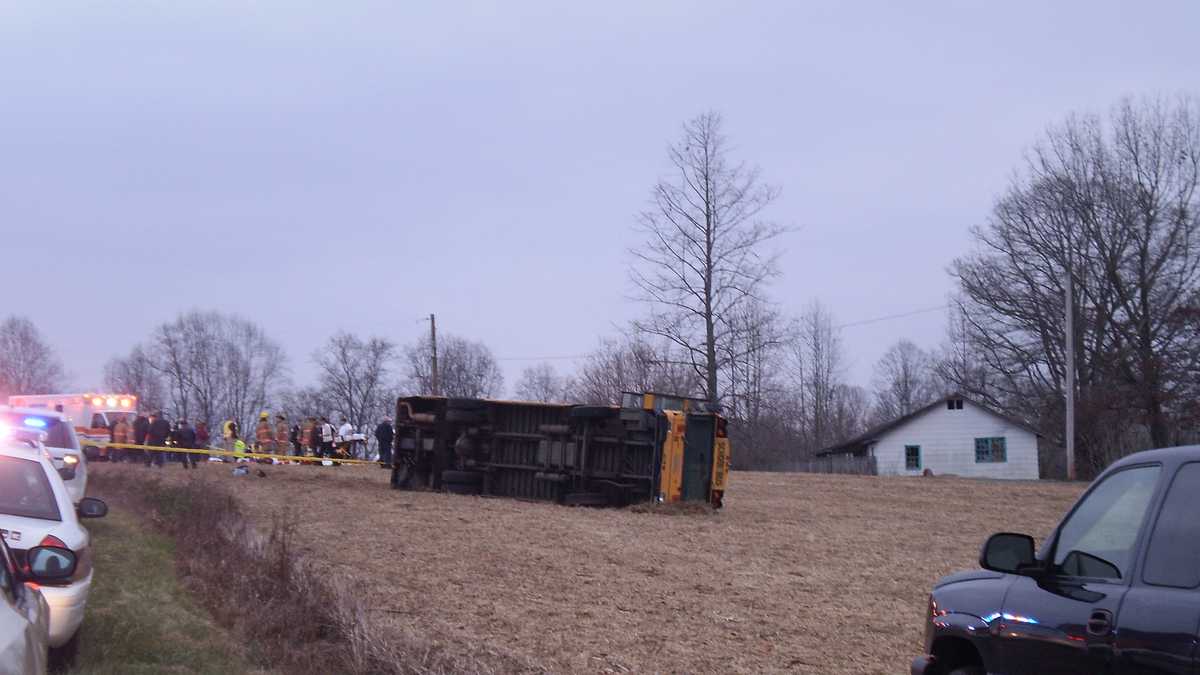 Images Yadkin County bus crash