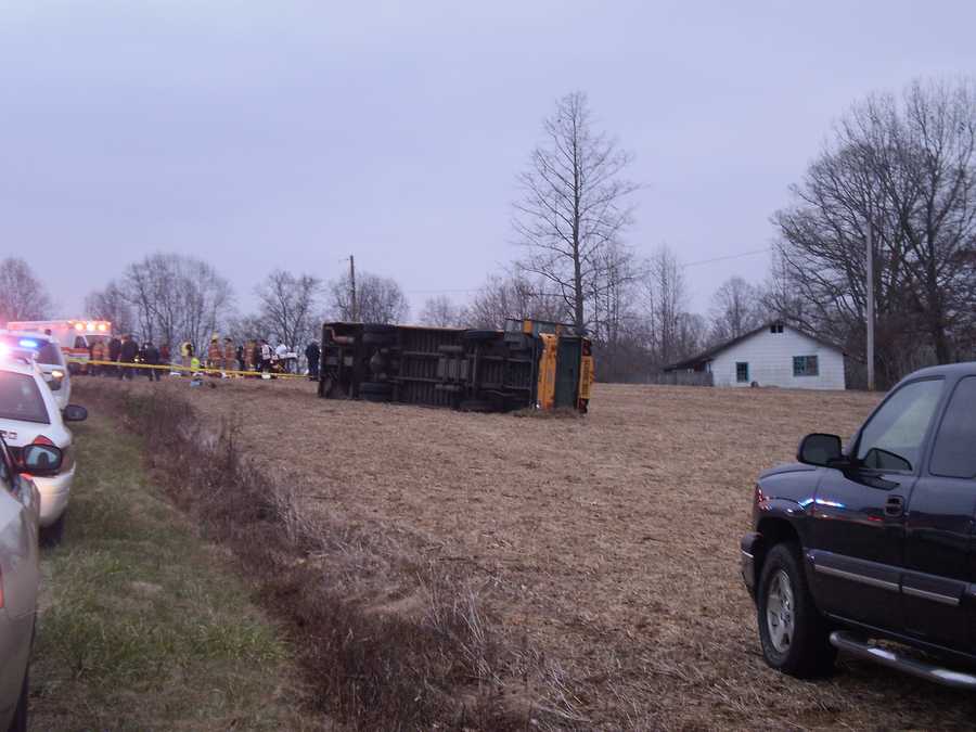 Images: Yadkin County bus crash