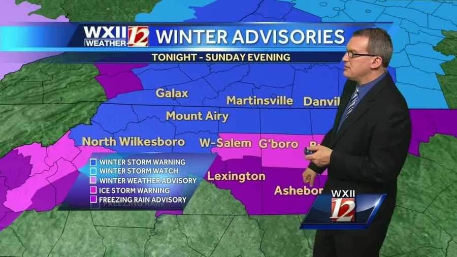 Winter storm Check WXII 'Futurecast' images