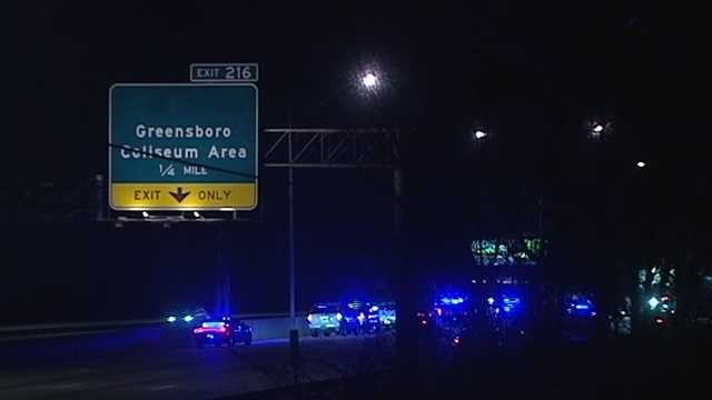 A chase near Randleman led to a wrong-way crash on Interstate 40 in Greensboro Thursday night.