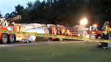 Firefighter dead, another injured in NC fire truck crash