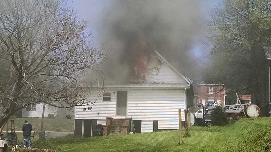 House total loss after Wilkesboro fire