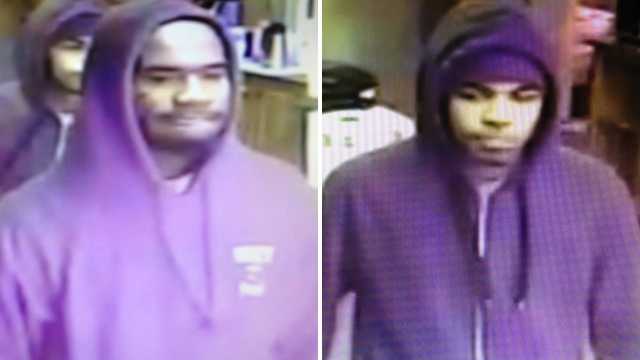 Surveillance images of suspects in business center armed robbery