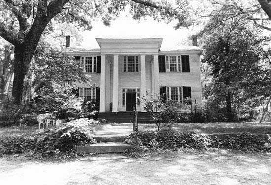 Williams-Earle House (Holly Hill; Ivy Lawn), Greenville County at 319 Grove Road in Greenville County, Greenville, is believed to have been completed about 1850, while the rear portion of the house was begun about 1820. Dr. Thomas Williams, who is believed to have constructed the house, moved to Greenville as a child and became a prominent Greenville physician who also served the Greenville District in the state legislature. Williams called his plantation on Brushy Creek “Ivy Lawn.” In 1880, Richard Harrison Earle, a farmer, landowner and grandson of Col. Elias Earle, a founder of Greenville, acquired the property.
