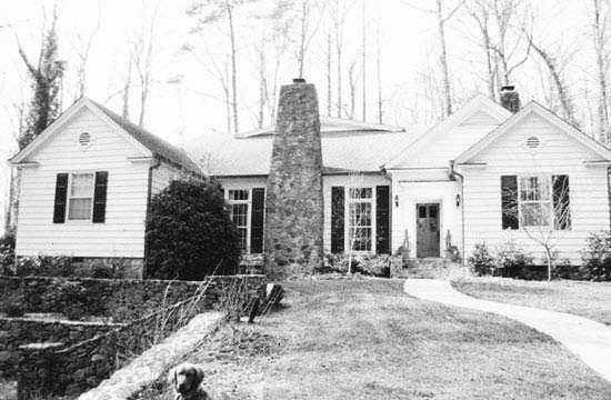 The Hugh Aiken House, 1 Parkside Drive, Greenville, was one of notable Greenville architect William “Willie” Riddle Ward’s most distinctive single-family residential designs. The house was designed by Ward in 1948 for Hugh K. Aiken, president and treasurer of Piedmont Paint and Manufacturing Company.