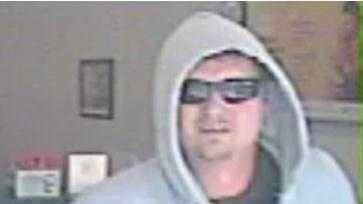 Police said a man robbed the bank on Tuesday at 2:20 p.m.