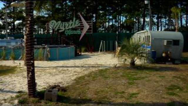 Welcome To Myrtle Beach Manor Sign Stolen In The Night
