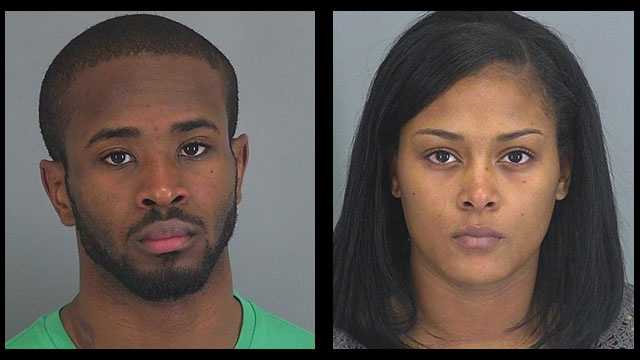 Kashil Hamilton and Ashley Watkins: Accused of assault & battery and other crimes