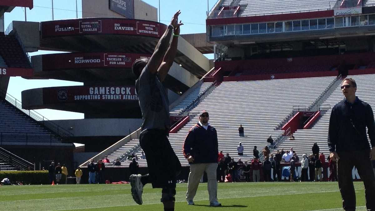 PICTURES Pro Day at USC
