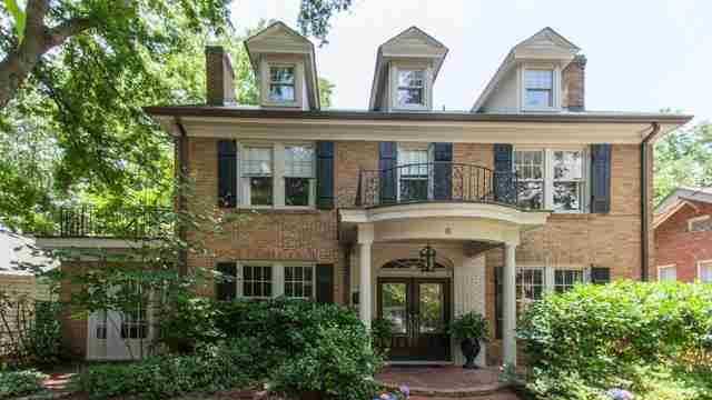 This 6 bedroom/5 ½ bath mansion is on historic Earle Street in Greenville.
