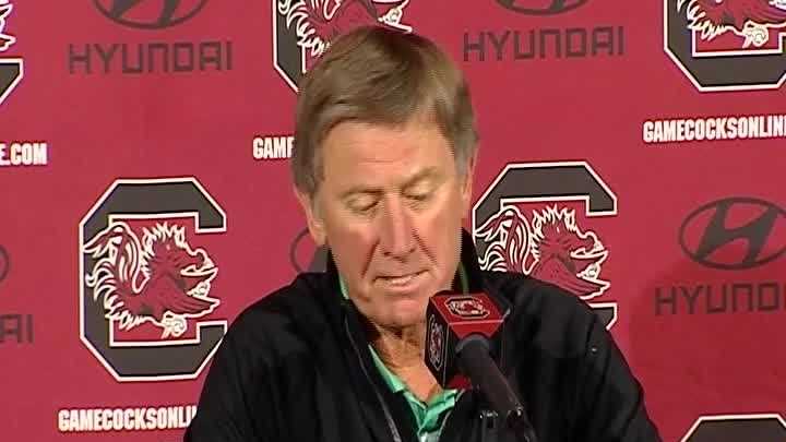 Gamecock Head Coach Steve Spurrier previews the upcoming game against Mississippi State