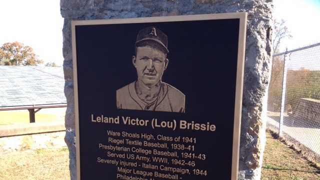 The baseball field at Riegel Stadium in Ware Shoals in renamed Lou Brissie Field