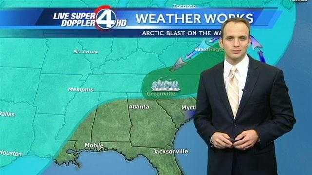 WYFF News 4 weather forecast for Upstate South Carolina and Western North Carolina.