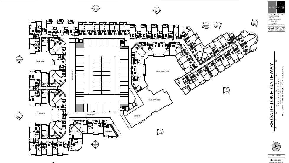 Pictures Plans for new downtown Greenville apartment complex