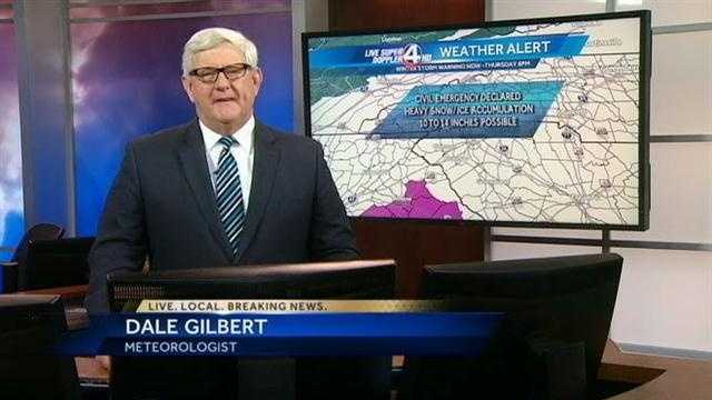 WYFF News 4 weather forecast for Upstate South Carolina and Western North Carolina
