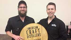 Head Distiller Paul Fulmer and Founder/President Joe Fenten