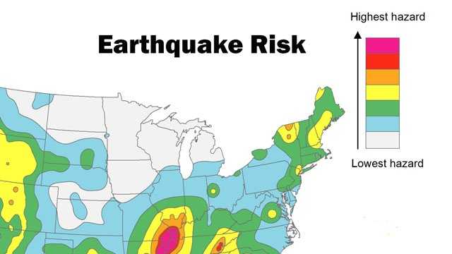 Usgs Parts Of South Carolina At High Risk Of Earthquakes