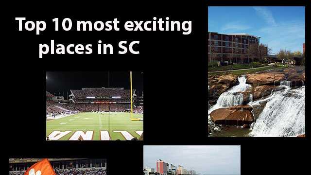 Movoto.com has released a list of The 10 Most Exciting Places in South Carolina. The website looked at places in SC with populations of 10,000 people or more and then used the following criteria: Nightlife per capita, live music venues per capita, active life options per capita, arts and entertainment per capita, fast food restaurants per capita, percentage of restaurants that are not fast food, % of young residents 18-34 and populations density.