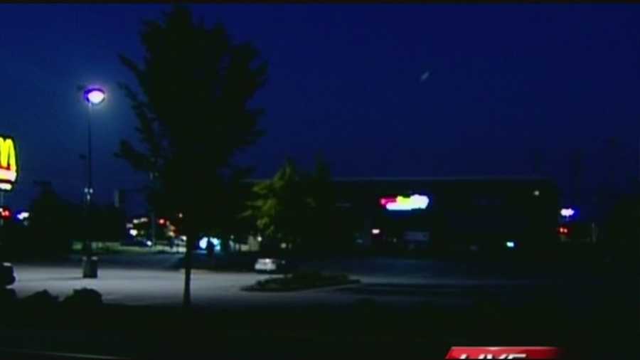 WYFF News 4's Aly Myles demonstrates unexpected star quality during an early-morning live shot on Thursday.
