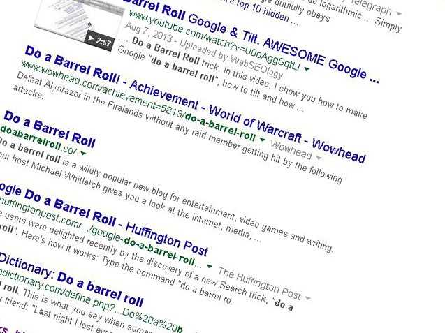 Friends Blog: Google Do a Barrel Rol Tricks