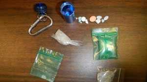 Six people were arrested and a variety of drugs seized during routine traffic stops over the weekend.