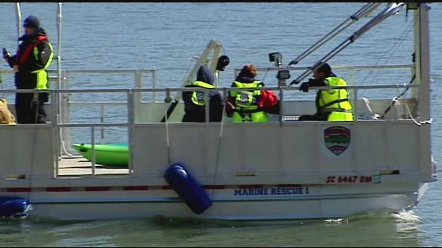 Crews found kayak