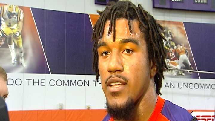 Vic Beasley after Clemson Pro Day