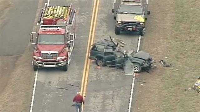 Sky 4 pictures: Deadly wreck in Pickens County
