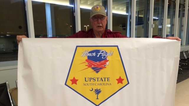 The 14th Honor Flight from the Upstate leaves from GSP International Airport Tuesday morning.