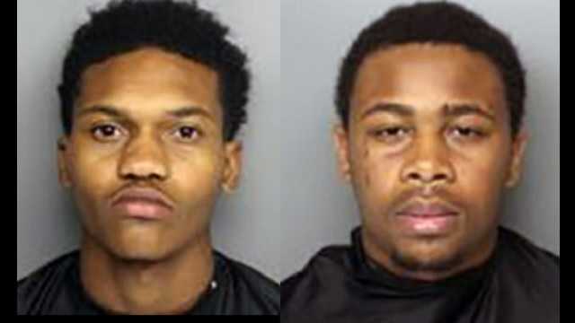 Donny Campbell and Brian Lewis: Accused of carjacking a pizza deliveryman and fleeing deputies