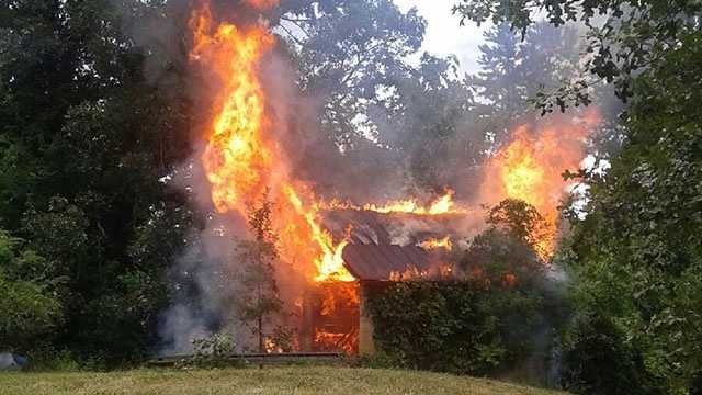 Old Barn Burned To Get Rid Of 1940s Era Dynamite