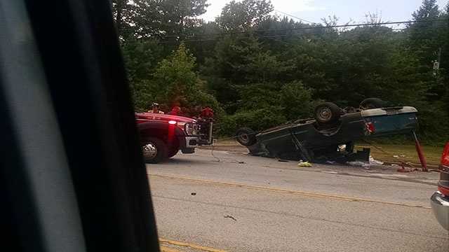 Hwy 25 wreck in Greenwood