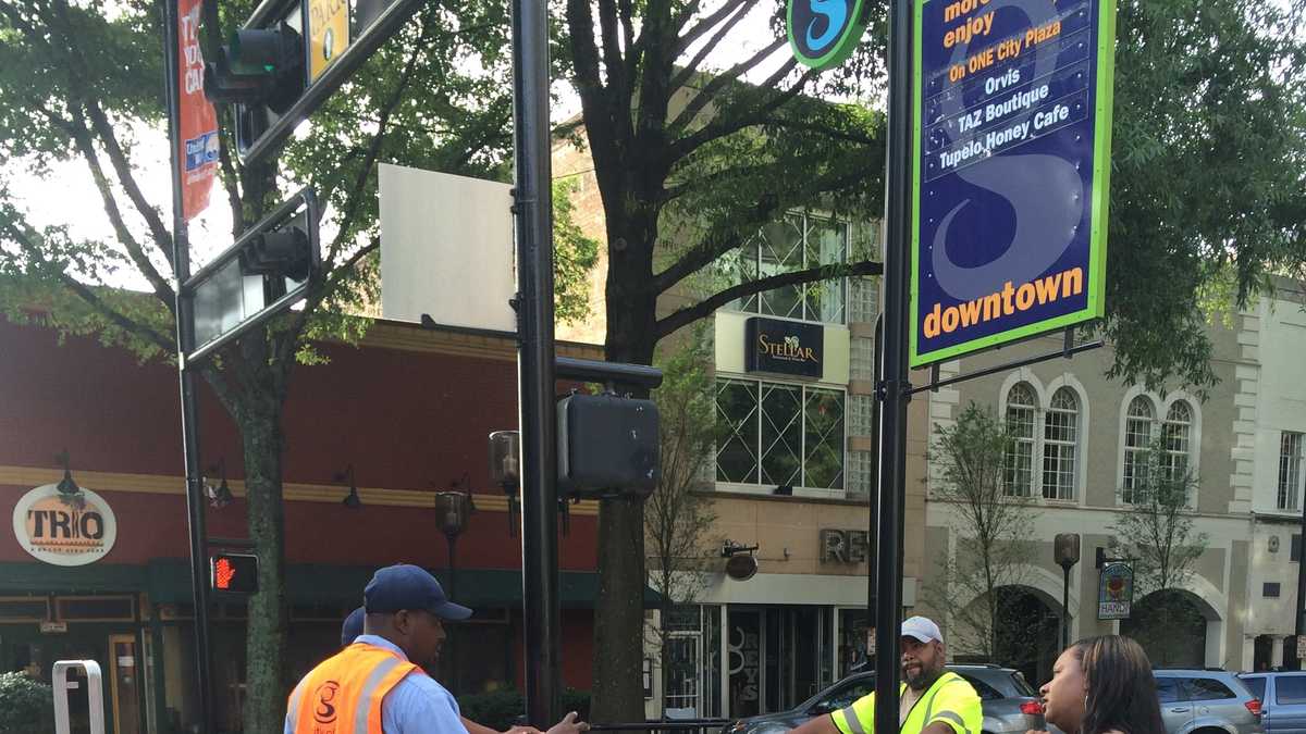 Downtown Greenville receives first solarpowered trash can