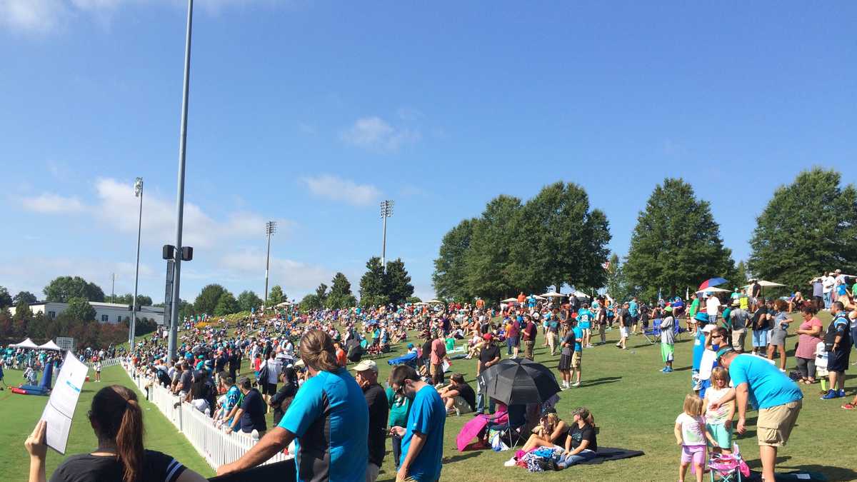 Wofford College  Record number of fans attend Panthers training camp