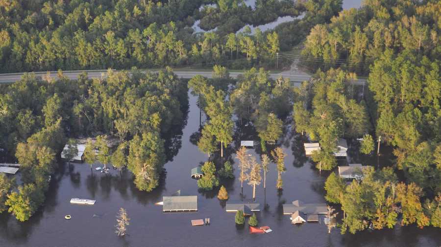 CAP aerial image of flooding in South Carolina.