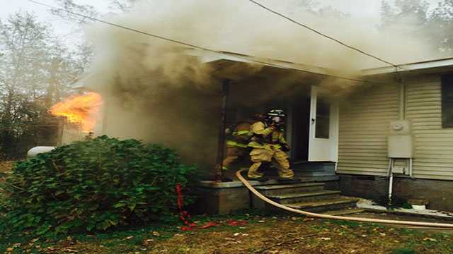 Westminster house fire on Dawn Drive