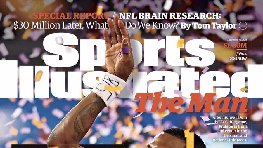 Deshaun Watson featured on the cover of Sports Illustrated