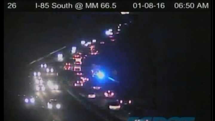 Wreck on I-85 slowing traffic near Highway 29