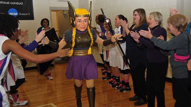 Converse College reveals new costumed mascot