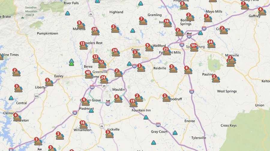 Thousands still without power across the region