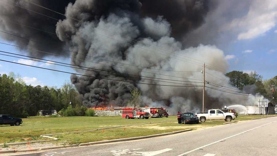 15 fire crews responding to tobacco warehouse fire, officials say