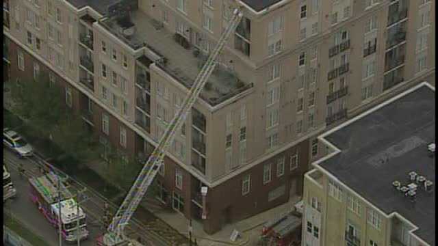 Two firefighters injured responding to restaurant, apartment fire