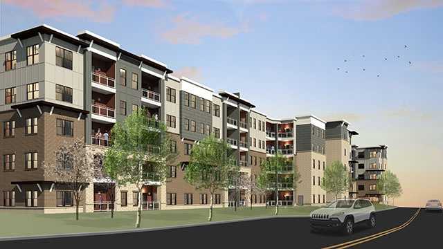 Renderings of Stone and Main Streets Northpointe Center